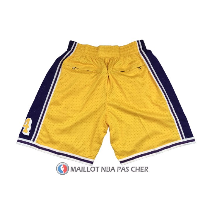 Short Los Angeles Lakers Kobe Bryant Just Don Jaune